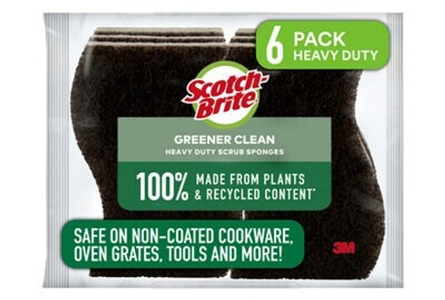 Scotch-Brite® Greener Clean 6 Pack Heavy Duty Sponge