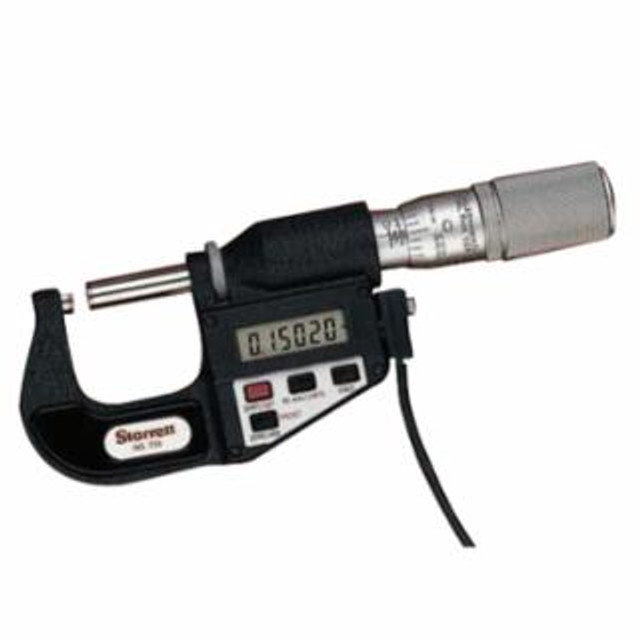 733 Series Electronic Digital Micrometers, 0-1 in; 0-25 mm