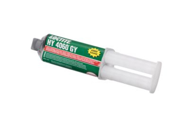 HY 4060 GY Adhesives, 25 ml, Cartridge, 10/case Loctite | Gray