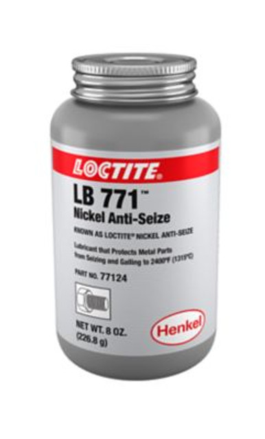 N-7000 High Purity Anti-Seize, Metal Free, 1 lb Brush Top Can Loctite | Silver