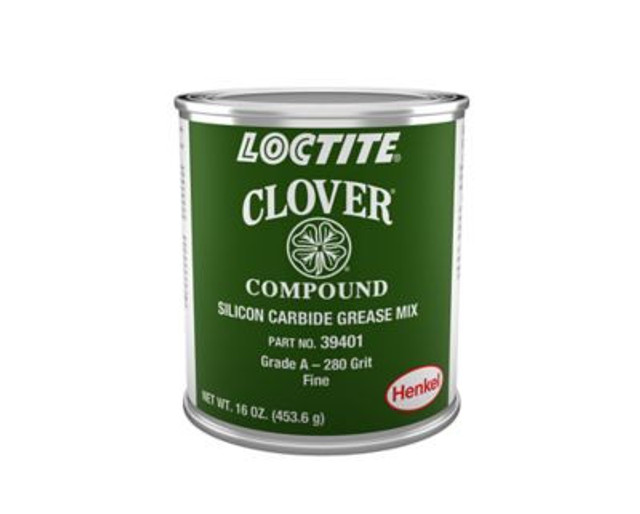 Clover Silicon Carbide Grease Mix, 1 lb, Can, 400 Grit