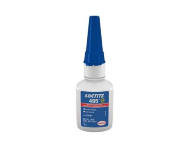 495 Super Bonder Instant Adhesive, 1 oz, Bottle, Clear