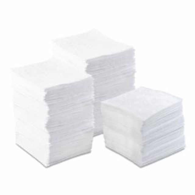 Oil-Only Sorbent Pad, Light-Weight, Absorbs 17 gal, 15 in x 17 in