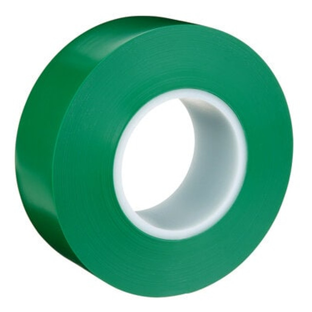 3M Durable Floor Marking Tape 971, Green, 2 in x 36 yd, 17 mil