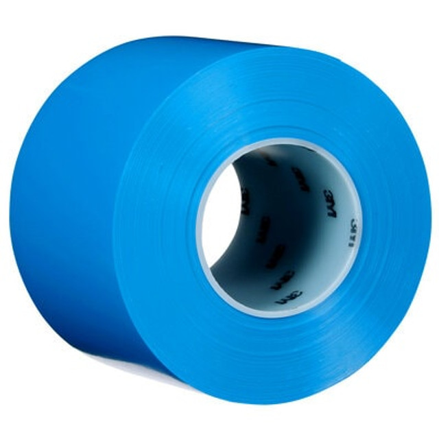 3M  Durable Floor Marking Tape 971, Blue, 4 in x 36 yd, 17 mil
