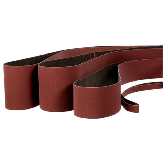 3M Cloth Belt 767F, 120+ YF-weight, 38 in x 138 in, Film-lok, Single-flex