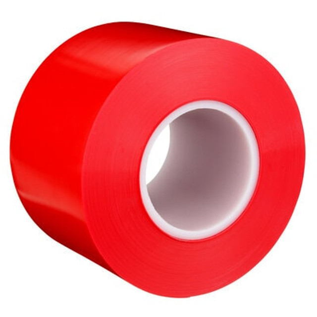 3M Durable Floor Marking Tape 971, Red, 4 in x 36 yd, 17 mil