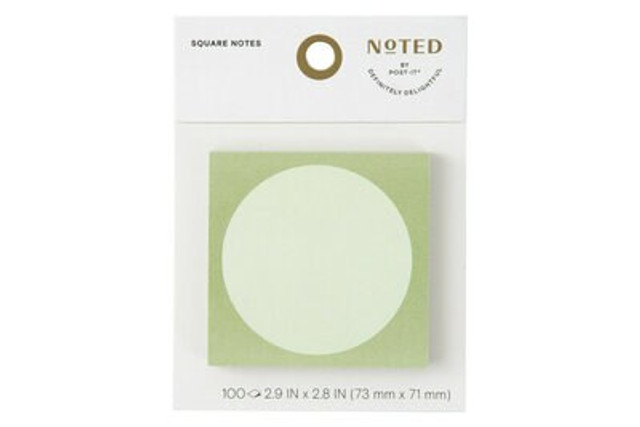 Post-it® Square Notes NTD6-33-2, 2.9 in x 2.8 in (73 mm x 71 mm)