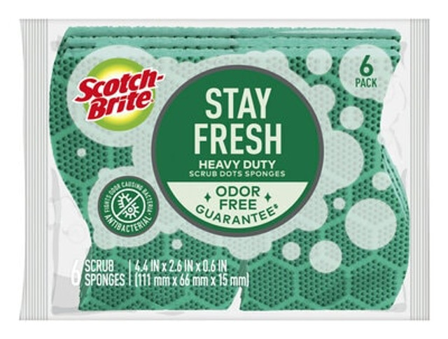 Scotch-Brite(R) Scrub Dots Heavy  Duty Scrub Sponge