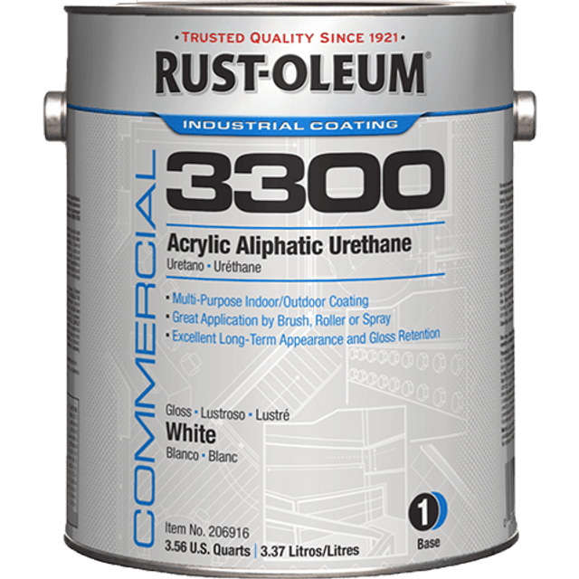 Commercial 3300 System Acrylic Aliphatic Urethane 206876 Rust-Oleum | Masstone Base