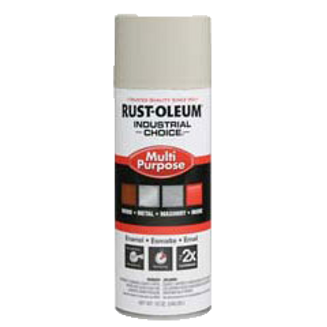 Industrial Choice 1600 System Multi-Purpose Enamel Sprays 1676830V Rust-Oleum | Ultra-Flat Black