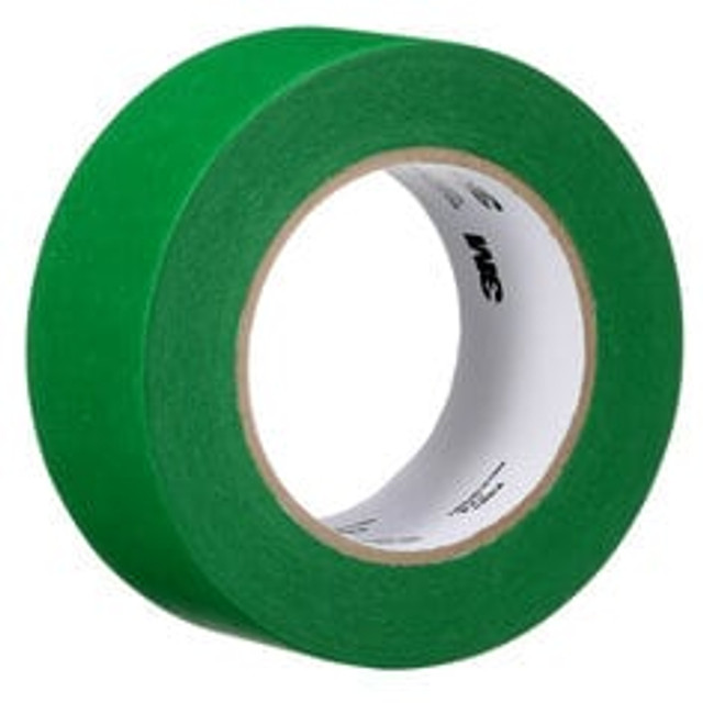 3M UV Resistant Green Masking Tape, 48 mm x 55 m, 24 Rolls/Case