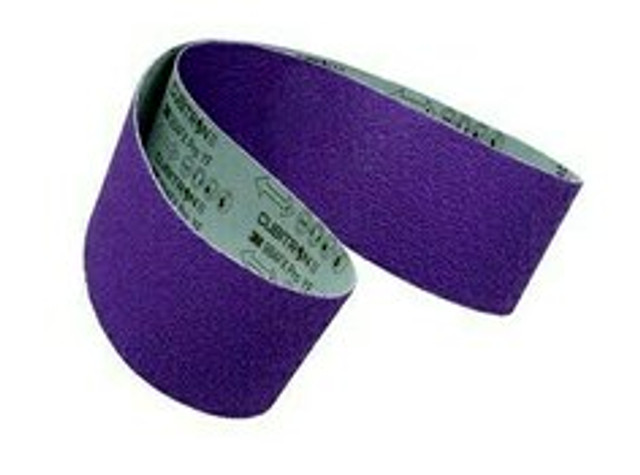 3M Cubitron II Cloth Belt 984FX Pro, 36+ YF-weight, 12 in x 179-1/2
in, Sine-lok, Full-flex, 5 ea/Case