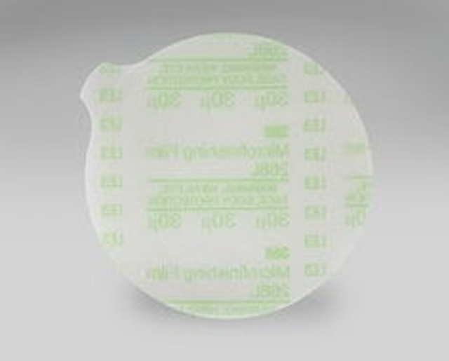 3M Microfinishing PSA Film Disc 268L, 30 Mic 3MIL, Type D, 10 in x NH,
Die 1000C, 25/Bag, 200 ea/Case