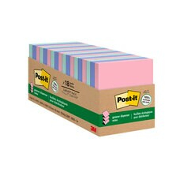 Post-it Dispenser Pop-up Notes R330RP-18CP, 3 in x 3 in (76 mm x 76 mm)