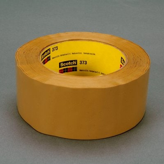 Scotch Printed Message Box Sealing Tape 373+, Tan, VS5940, 48 mm x 50 m, 36 Rolls/Case