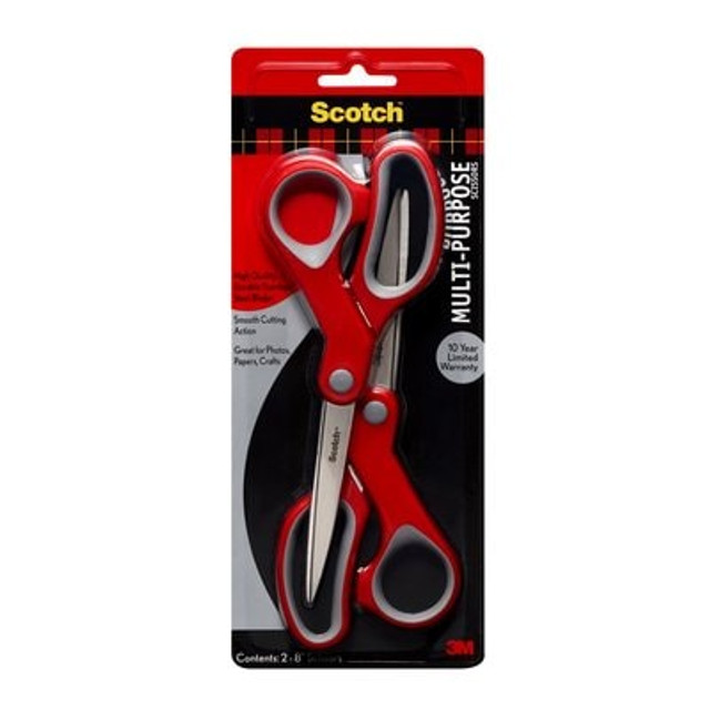 Scotch Printed Multi Purpose Scissors 1428-PB, 8 in