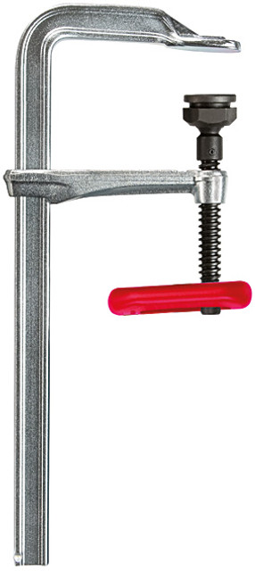 Premium all-steel bar clamps from BESSEY® deliver uncompromising quality, patented features, durability and real-world productivity make it a must-have tool in today’s modern workshop.  With clamping forces ranging from 700 lbs up to 8500 lbs virtually all possible applications are covered.   A patented rail profile offers greater stability, enhanced clamping force and 20% more clamping force per spindle turn for quicker set-up times. U-shaped sliding arm transfers clamping force evenly across the surface.