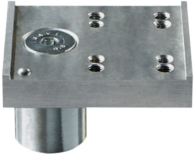 The TW28A-STC is just one of the many accessories available for the BESSEY welding table clamps. This versatile adapter makes it possible to use many of the BESSEY STC series toggle clamps on your 28 mm matrix table. Many other accessories are available, such as V-blocks, variable risers and an adapter that allows you to clamp horizontally as well as being able to tilt up and down by as much as 52°. BESSEY. Simply better.