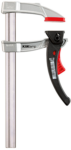 This handy light-weight version of the BESSEY all-steel rapid action lever clamps still creates up to 260 Lbs clamping force. The positive locking ratchet action will not loosen due to vibration.  BESSEY. Simply better.