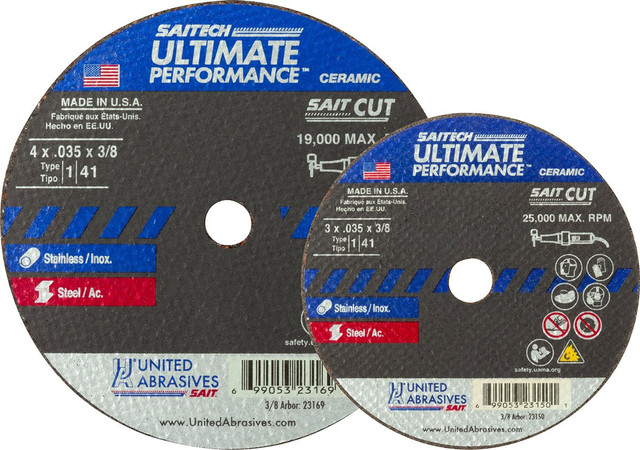 Thin High Speed Cut-Off Wheels,Saitech Ultimate Performance Premium Performance,  Products 23161