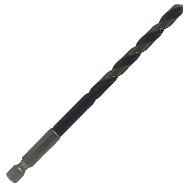 1/4 Kfd Black And Gold Quick Change Hex Shank Drill