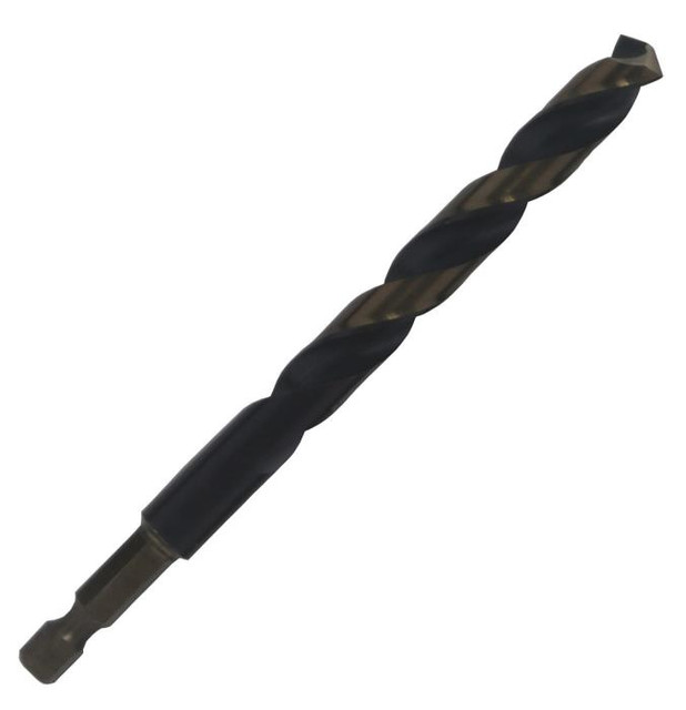 25/64 Kfd Black And Gold Quick Change Hex Shank Drill