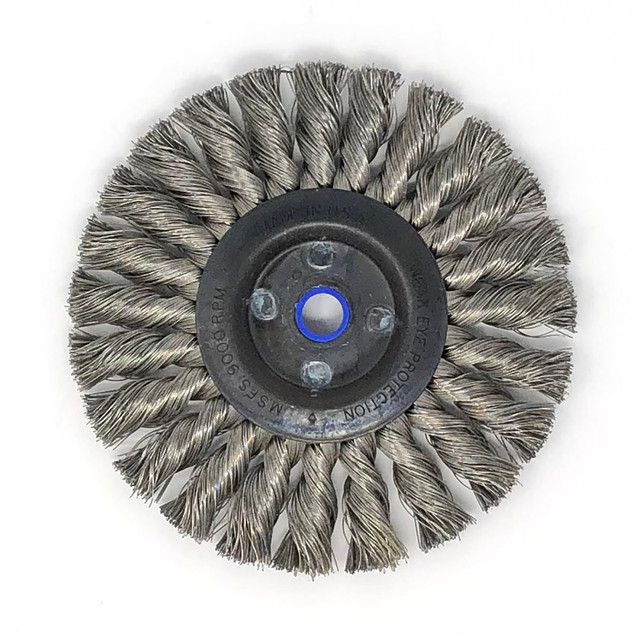 Regular Twist Knot Wire Wheels,Stainless Steel Non-Threaded Regular Twist Knot Wheels,  Industrial Packing 3387