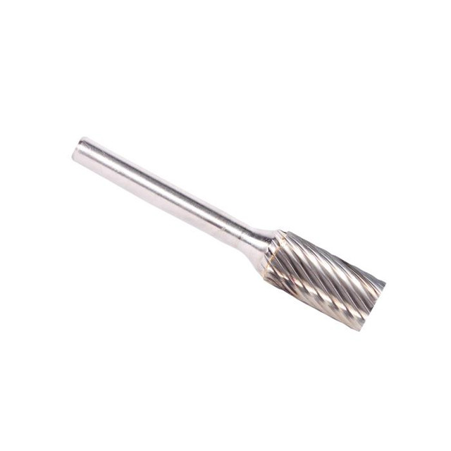 Carbide Bur For Aluminum Cylindriacal End-Cut 3/8X3/4 W/ 1/4"  Shk