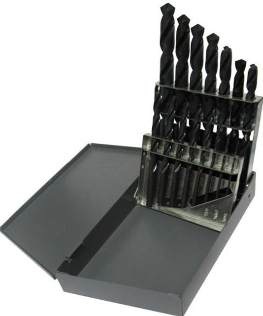 1/16-1/2X32Nds Tin-Coated Drill Set