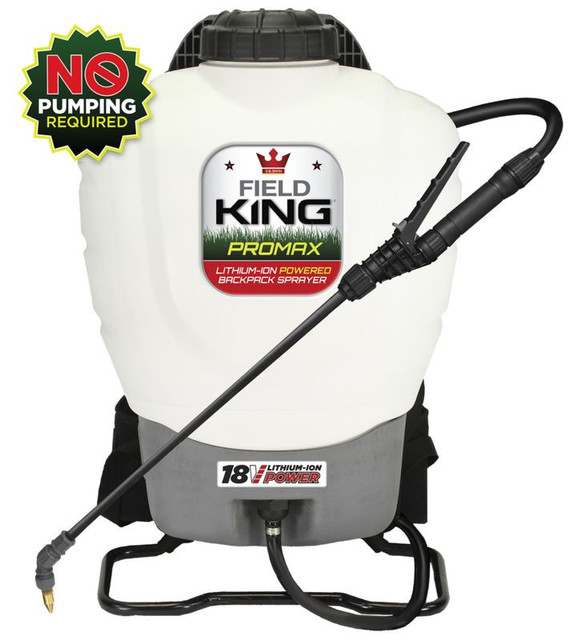 Field King 190515 Lithium-Ion Battery Powered Backpack Sprayer