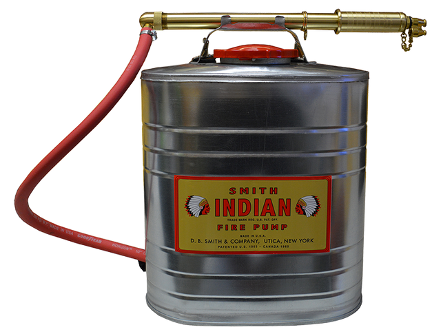 Indian 90G 5-Gallon Galvanized Tank With Fp200 Fire Pump, Model 179014-1