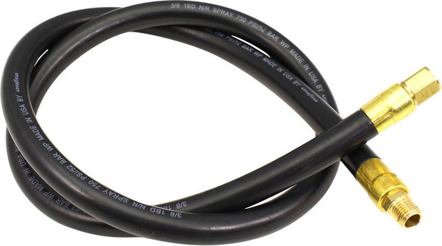 Smith Performance 182891 Nylon Lined; Synthetic Fiber Reinforced Rubber Hose With Brass Fittings