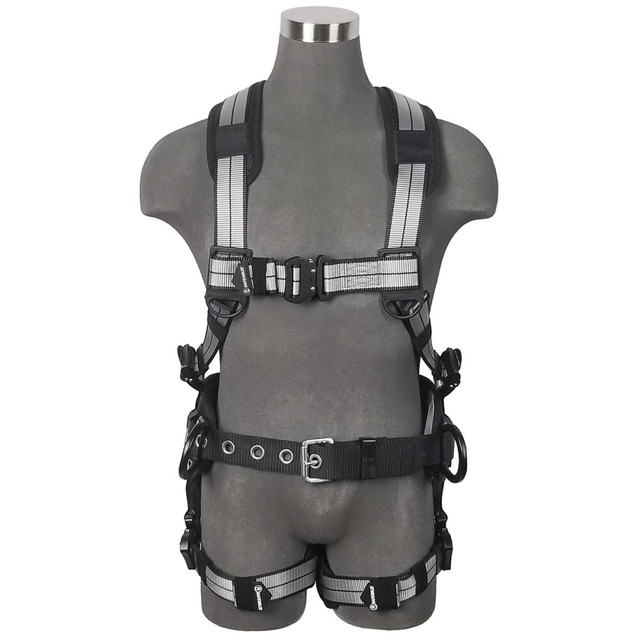 PRO+ Slate Construction Harness: Alu 3D, Alu QC Chest/Legs