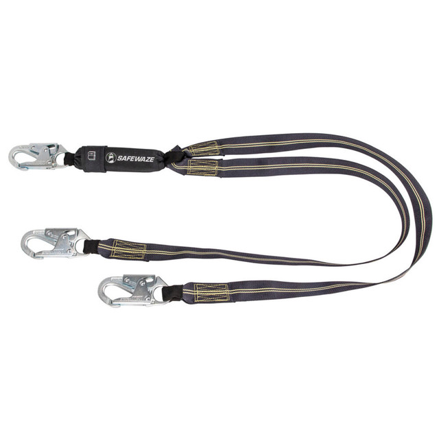 Welding 6' Energy Absorbing Lanyard: Dual Leg, Snap Hooks | FS77330-FR-DL