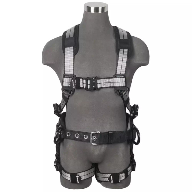 PRO+ Slate Construction Harness: Alu 3D, Alu QC Chest/Legs | 021-1817