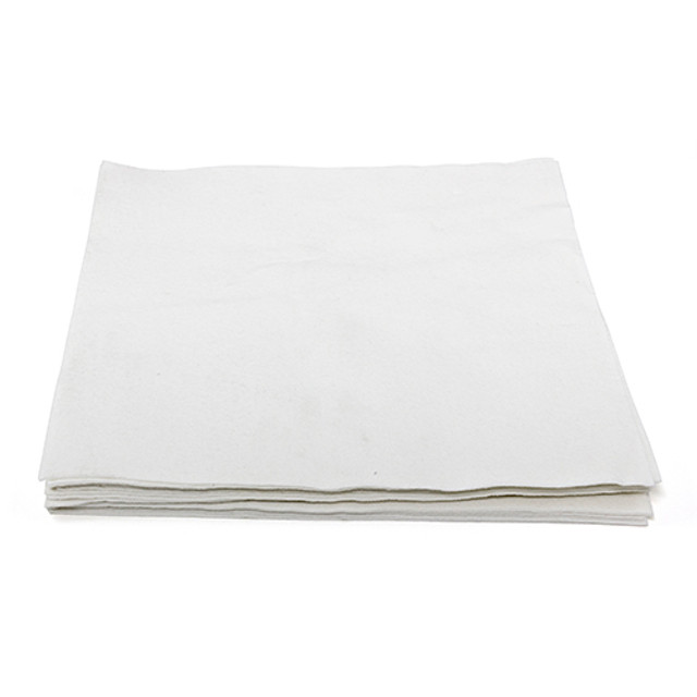 SaniWorks Topline Linen Replacement Napkin - White N-LRD14X14