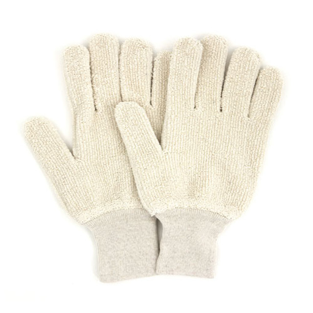 ProWorks Cotton Terry Cloth Glove, Natural - Natural GWCTRKW-1