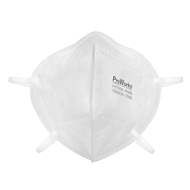 ProWorks KN95 Respirator Half Mask - White