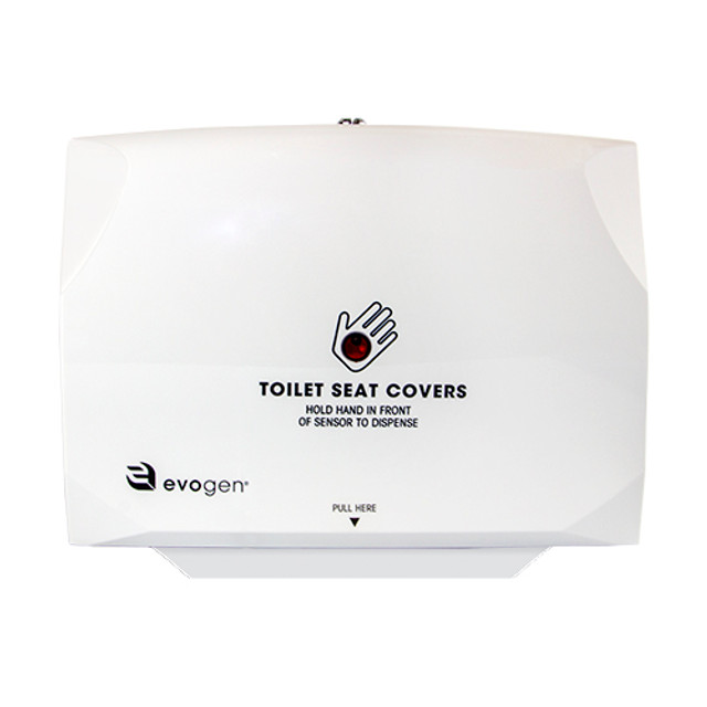 Evogen No-Touch Toilet Seat Cover Dispenser - White