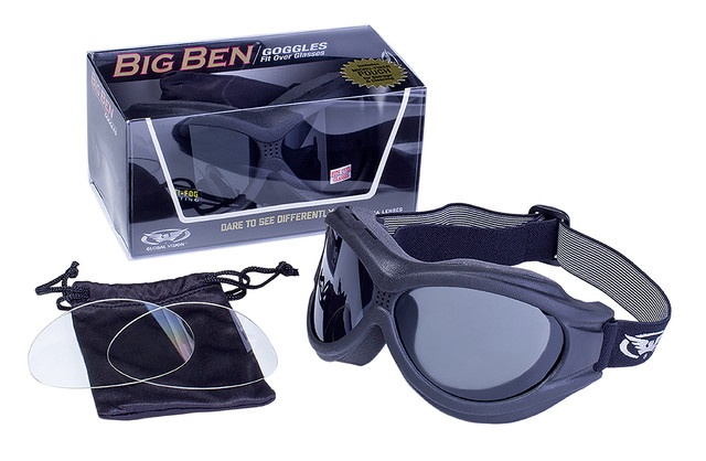 Big Ben Kit A/F Over The Glasses Motorcycle Goggles