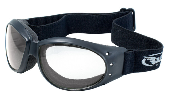 Eliminator Motorcycle Goggles - Matte Black -  Super Dark