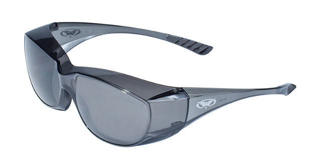 Oversite Over The Glasses Motorcycle Safety Sunglasses Smoke