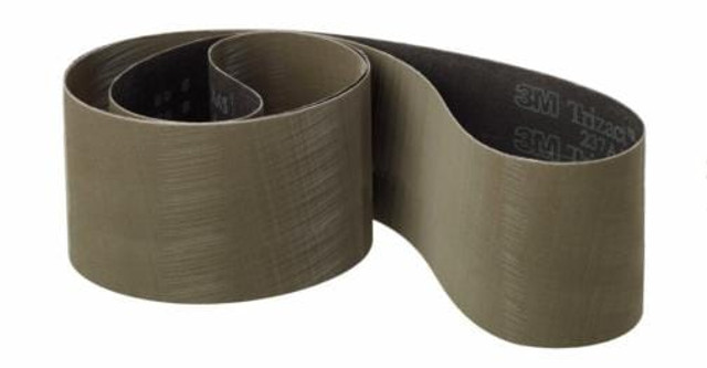 3M Trizact Cloth Belt 237AA, A45 X-weight, 2-1/2 in x 136 in, Film-lok, Full-flex, Scallop B
