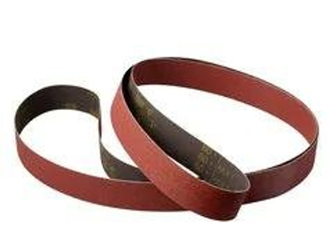 3M Cubitron II Cloth Belt 966F, 24+ ZF-weight, 12 in x 180 in, Sine-lok, Single-flex