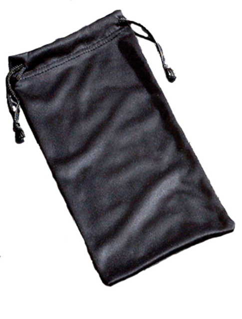 Black Crumple Nylon Pouch