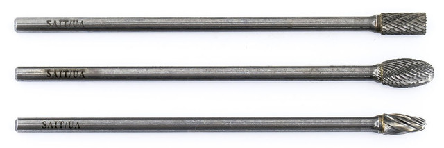Tungsten Carbide Burs,6" Length Shank Carbide Burs ,  SH 45672