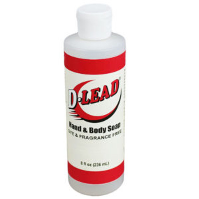 D-Lead Dye & Fragrance Free Hand and Body Soap: 8 oz. bottles 4221ES-8 (Case of 24 bottles