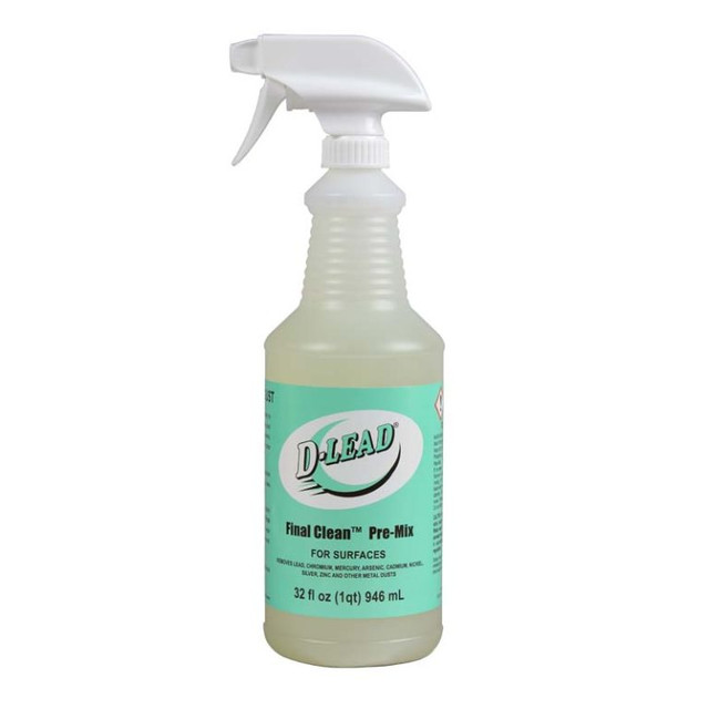 D-Lead Final Clean Pre-Mix 32 oz. bottle 2201ES-PM (Case of 12 bottles with 4 sprayers