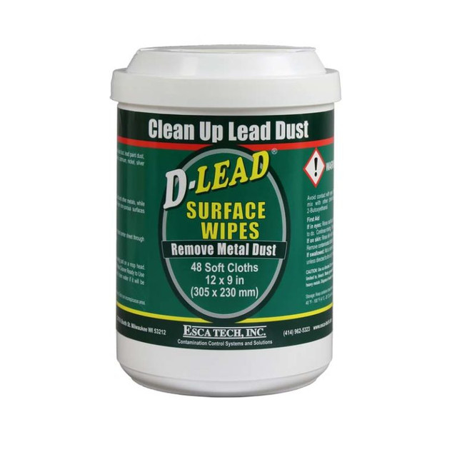 D-Lead Surface Wipes 48 towels/canister PD-T048 Case of 8 canisters